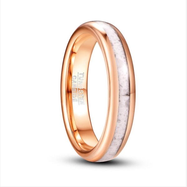 Nuncad 6mm Frosted Inner Rose Gold Groove Men Ring Silver Color Tungsten Carbide Engagement Rings Aaa Quality 7