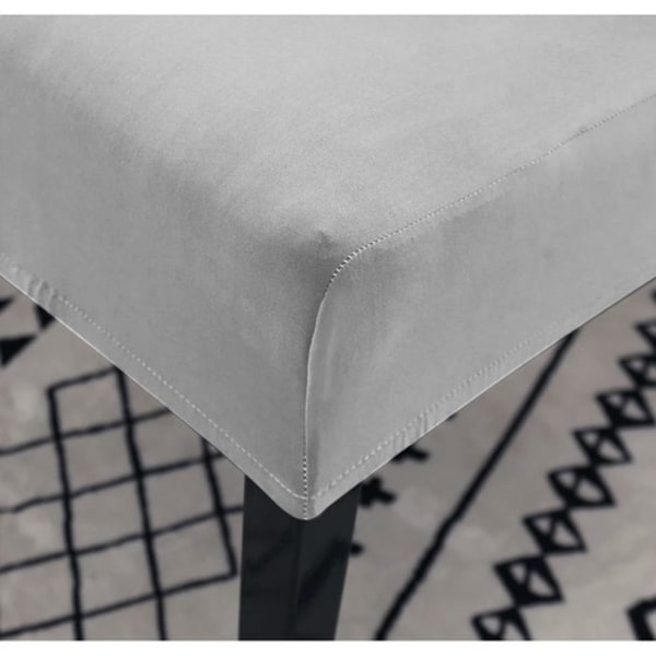 2-pakkaus - Tuolinpäälliset / Päälliset tuolille - Sametti Grey grå