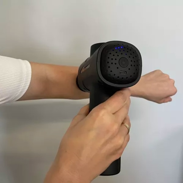Hierontapistooli / Lihaspistooli / Massage Gun - Langaton Black Svart