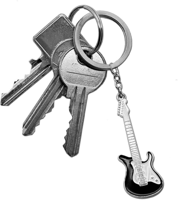 Nyckelhänge Nyckelring Rock Elgitarr Musikhänge