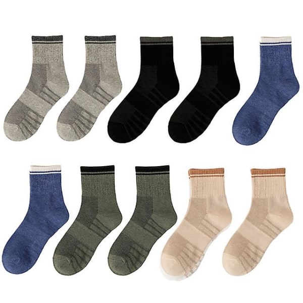 10 Pack Miesten Puuvillasukat Mesh Hengittävät Lyhyet Casual sukat Kesä Urheilusukat Imeytyvät Hiki Nilkkasukat Set-color Mix,eur Koko 39-45 color K Uniform code