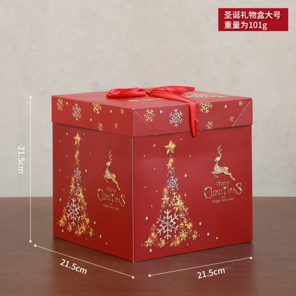 Julegaveeske, julegodteriboks, emballasjeboks for oppbevaring av gaver LH-4