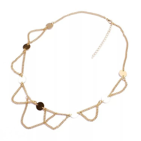 Bohemiskt Retro Hårsmycke / Boho Hår Smycke med Dekorerade Guld Kedjor Guld