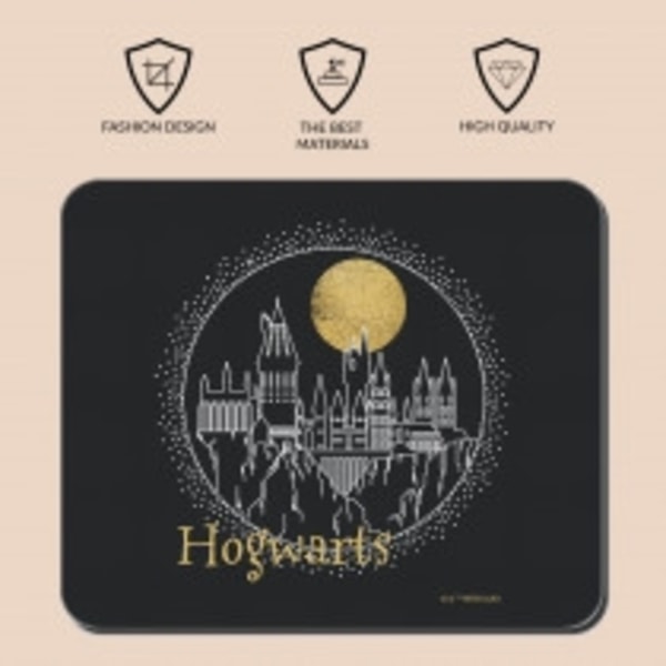 Musmatta - Harry Potter - Hogwarts - Officiellt Licensierad Svart