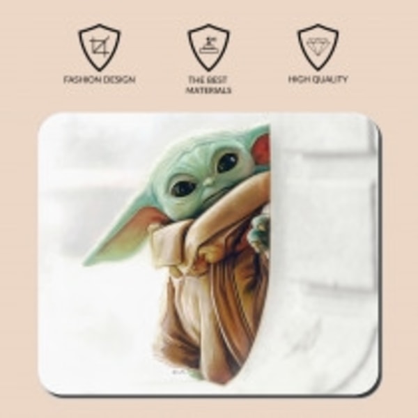 Musmatta - Baby Yoda Star Wars - Officiellt Licensierad multifärg