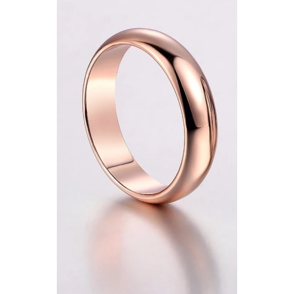 Slät Blank Rosé Guld Ring - Vacker & Stilren D ad9e | Fyndiq