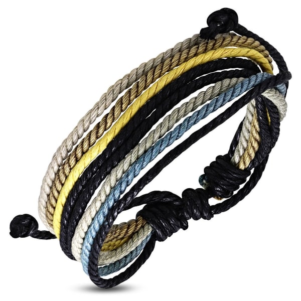 Armband - Rep i flera varv -  multifärg