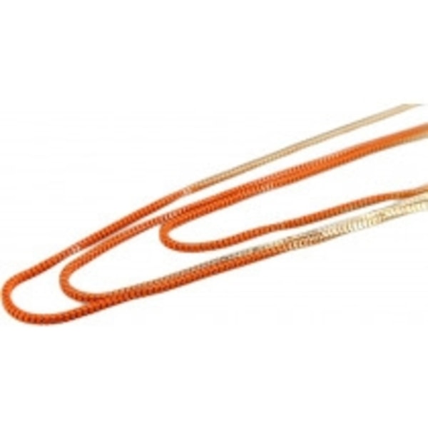 Tvåfärgat Långt Halsband Kedjehalsband -3 Kedjor i Guld & Orange Guld