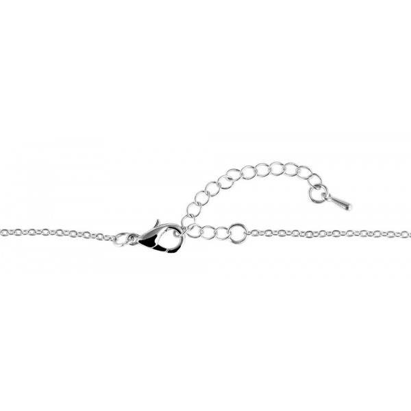 2 st Parhalsband Par Halsband -Pusselbit & Text i Svart & Silver Silver