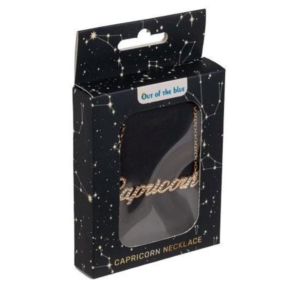 Guld Halsband med Stjärntecken: Stenbocken = Capricorn Guld