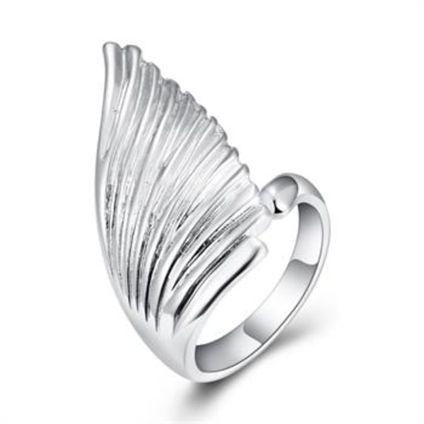 Silver Ring med Änglavinge / Ängel Vinge - Justerbar Silver one size