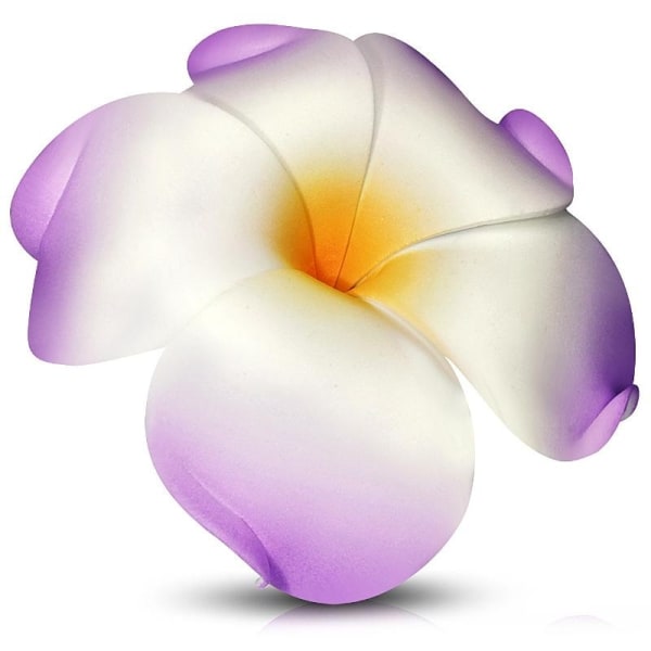 Hårspänne Hårklämma Hår Accessoar med Stor Lila Hawaii Blomma