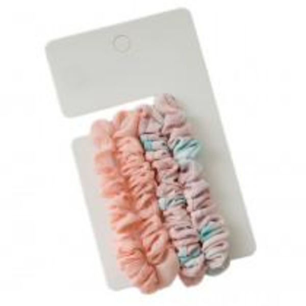 4-pack Scrunchies Hårsnoddar Hårband Håraccessoar - Flerfärgad multifärg