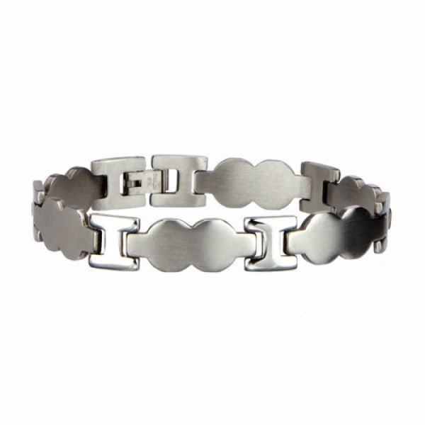Silver Armband i Rostfritt Stål - Cool Design på Länk / Kedja Silver