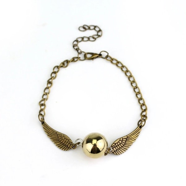 Harry Potter Armband - Gyllene Kvicken - Golden Snitch - Brons Brons