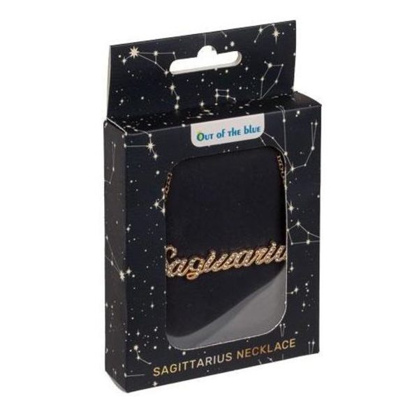 Guld Halsband med Stjärntecken: Skytten = Sagittarius Guld