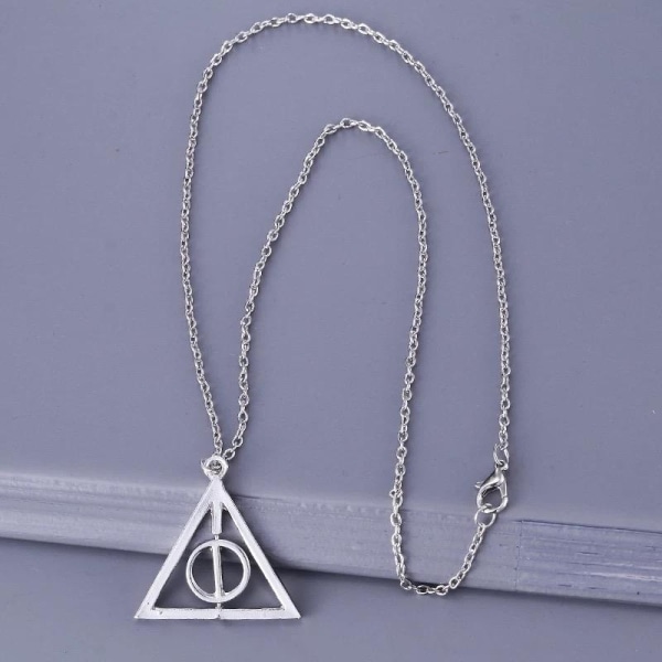 Harry Potter Halsband - Deathly Hallows - Dödsrelikerna - Silver Silver