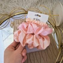 3-pack Scrunchies Hårsnoddar Hårband Håraccessoar - Rosa Rosa