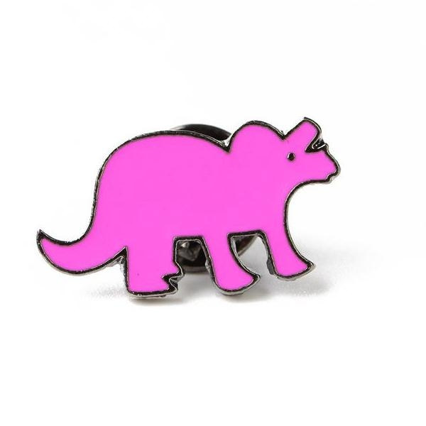 Söt lekfull dinosauriebrosch dinosaurie brosch Pin Rosa