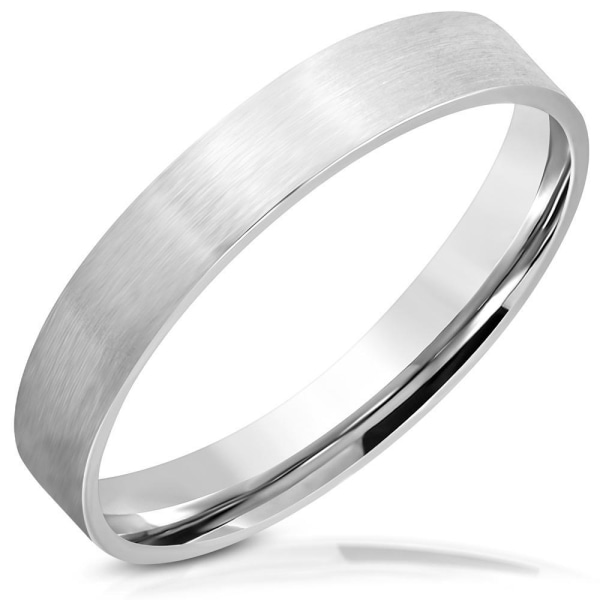 Slät Ring Rostfritt stål 316L Silver Färg - 3,5 mm - Stl 16