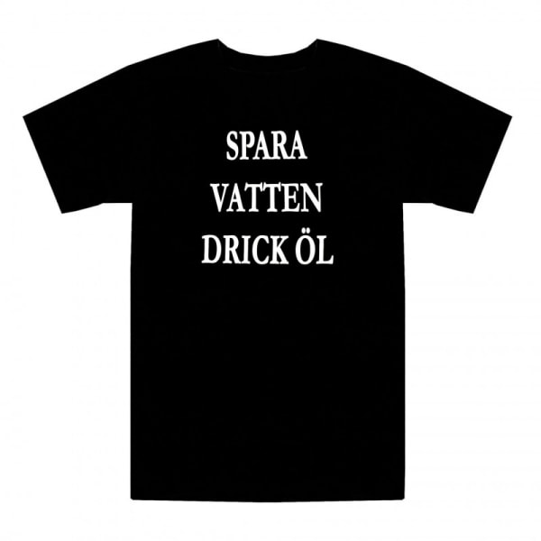 T-shirt Spara vatten drick öl L