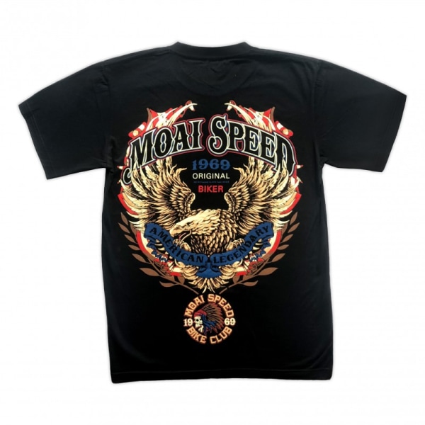 T-shirt Moai Speed - American Legendary Retro L