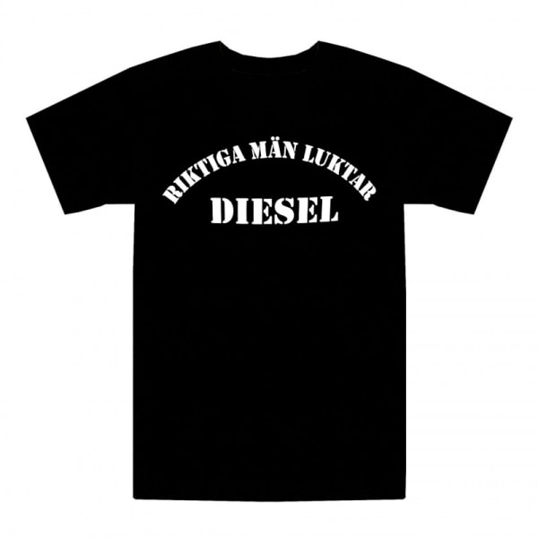 T-shirt Riktiga män luktar diesel S