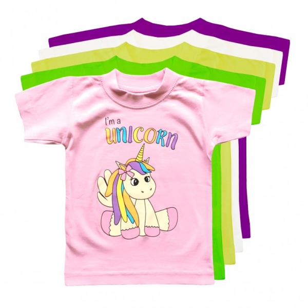T-shirt Unicorn Baby Lila 80 (80)