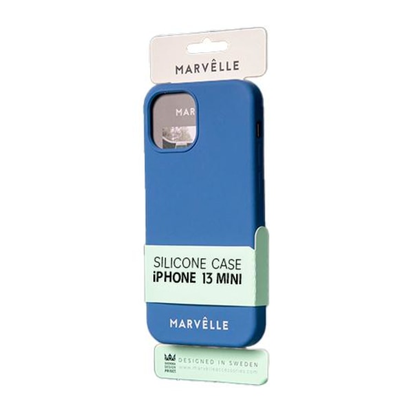 iPhone 13 Mini Marvêlle Liquid Silicone Case Ljusblå