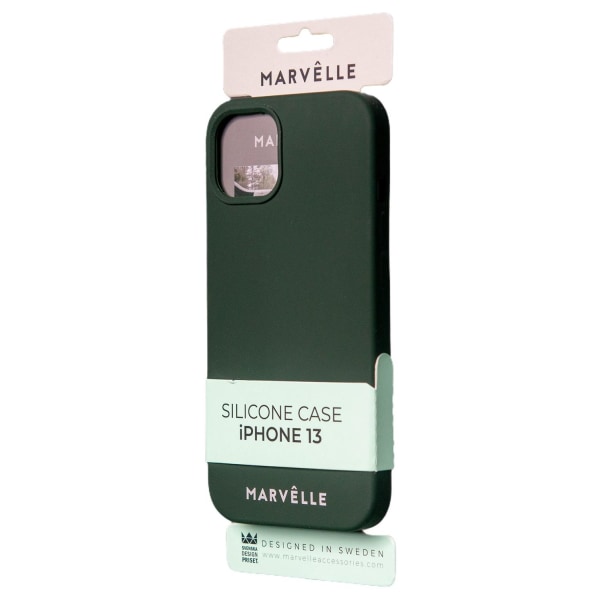 iPhone 13/14 Marvêlle Liquid Silicone Case Grön