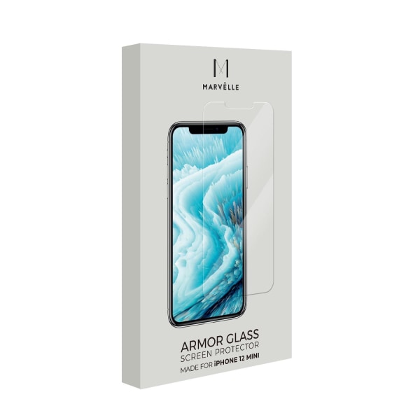 Marvêlle iPhone 12 Mini Härdat glas Skärmskydd Transparent