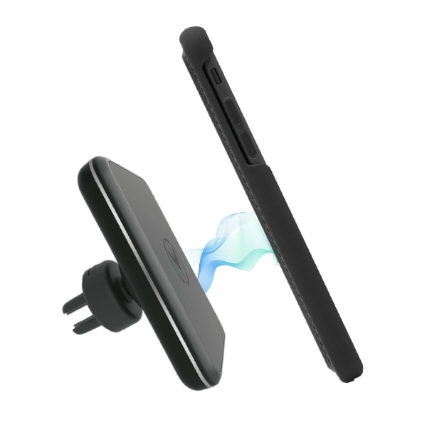 iPhone Samsung och Huawei trådlös billaddare Svart b49e | Black | Fyndiq