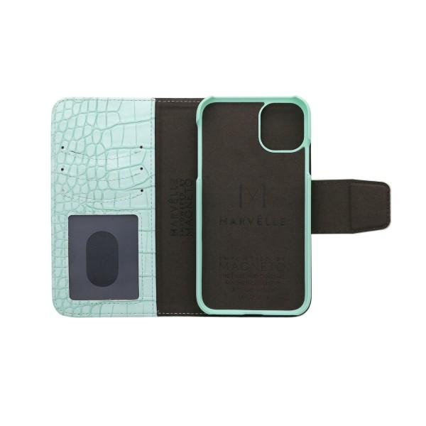 iPhone 11 Pro Max Marvêlle Magnetiskt Skal & Plånbok Grön