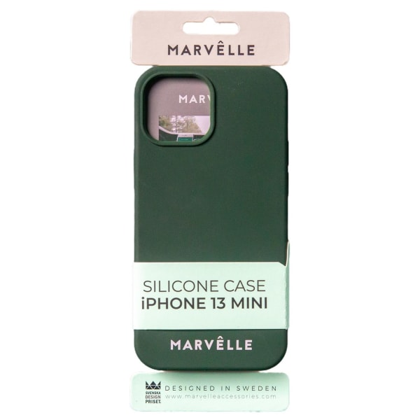 iPhone 13 Mini Marvêlle Liquid Silicone Case Grön