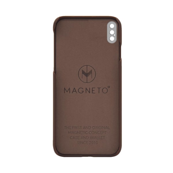 iPhone X/Xs Marvêlle Magnetiskt Skal Mörkbrun