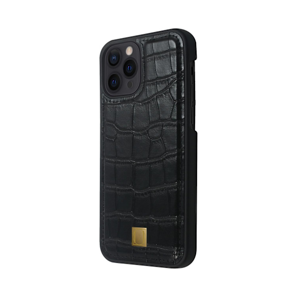 iPhone 12 Pro Max Marvêlle Magnetiskt Skal Black Croco Svart