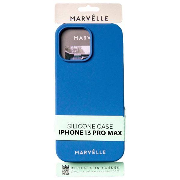 iPhone 13 Pro Max Marvêlle Liquid Silicone Case Ljusblå