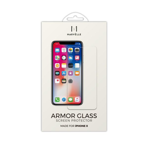 Marvêlle iPhone X/Xs/11 Pro Härdat glas Skärmskydd Transparent