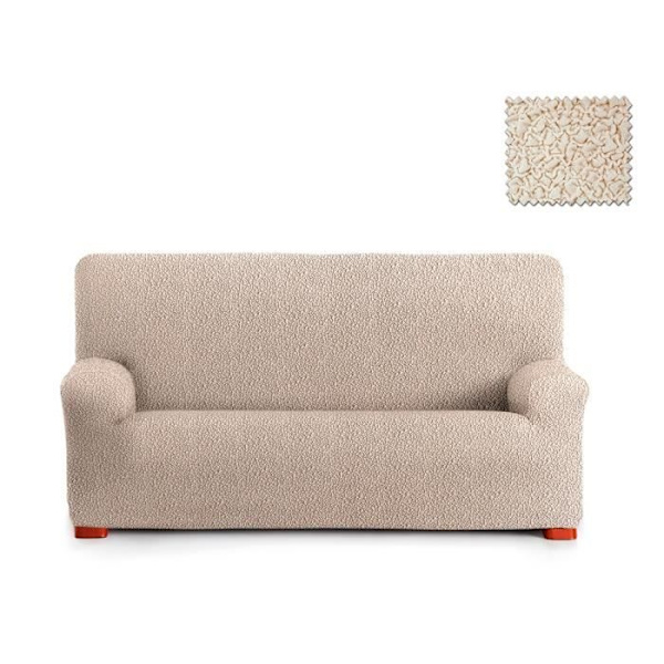 Multielastiskt Roque 4-sits sofföverdrag E00 Elfenben (210-290cm) SAMMANSÄTTNING: 55% Polyester - 35% Bomull - 10% Elastomer