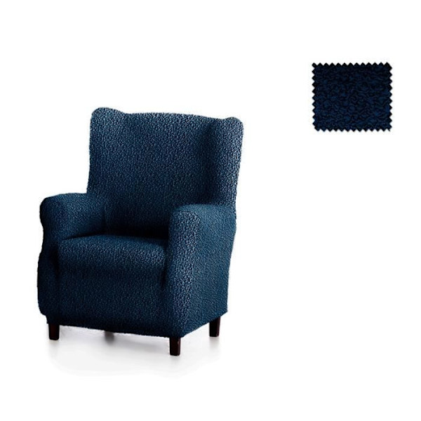 Roque 1-sits multielastiskt vingstolsöverdrag E03 Blå (70-100cm) SAMMANSÄTTNING: 55% Polyester - 35% Bomull - 10%
