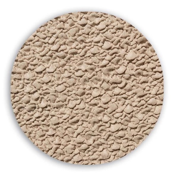 Avslappnat hörnsofföverdrag Multielastiskt Kort armstöd rät vinkel Bután E01 Beige