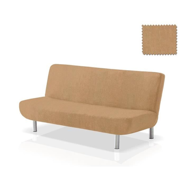 Elastiskt Clic-Clac Sofföverdrag Ontario (180-200cm) Färg E11 Mink. SAMMANSÄTTNING: 51% Bomull - 45% Polyester - 4% Elastomer