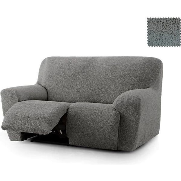 Roque 2-sits Relax Multielastiskt sofföverdrag Normal E06 Grå (150-200cm) SAMMANSÄTTNING: 55% Polyester - 35% Bomull - 10%