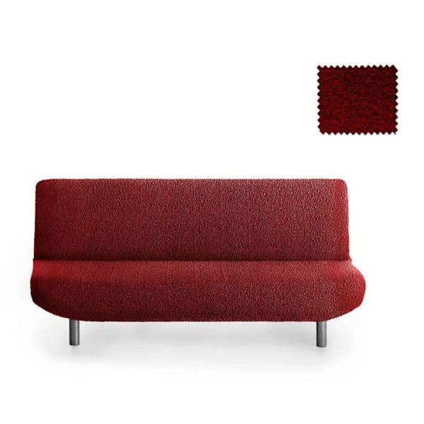 Klädsel till Clic-Clac-soffa Multi-elastisk Roque E08 Röd. SAMMANSÄTTNING: 55% Polyester - 35% Bomull - 10% Elastomer.