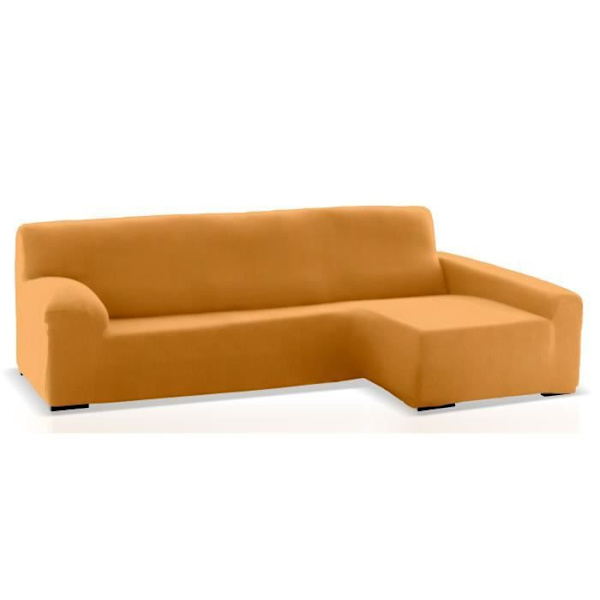 Elastiskt överdrag för Ontario Long Armrest Hörnsoffa, rät vinkel, Standard (240-280cm), färg: 05 Gul. SAMMANSÄTTNING: 51%