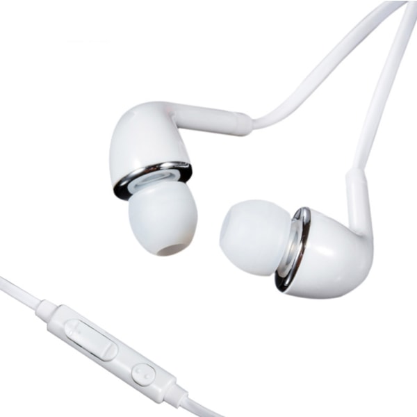 Hörlurar upp till samsung 6 - in ear earbuds | Mikrofon Vit 5a17 | Vit | 40  | Fyndiq