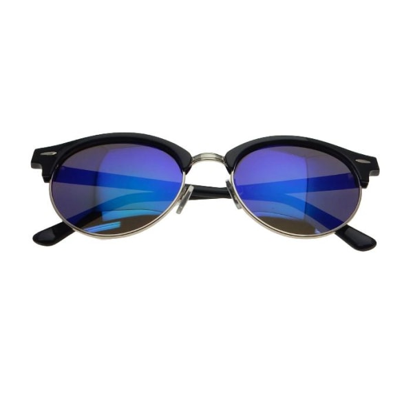 Solglasögon Retro Polariserade Spegel | Ink fodral Blå