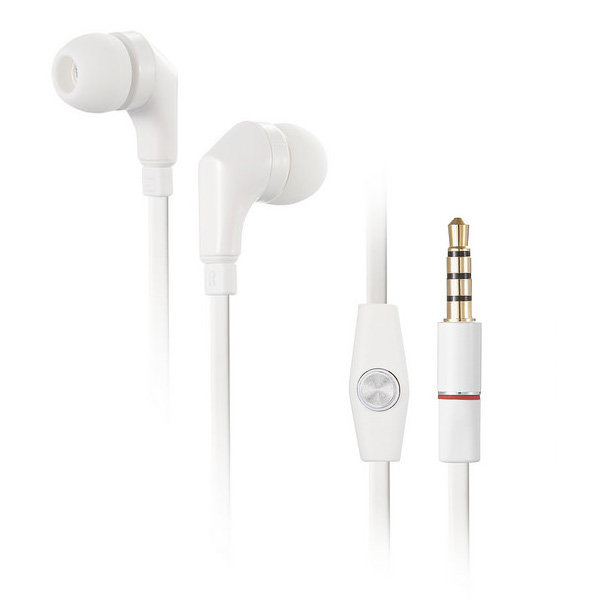 Hörlurar Wallytech Fit All - in ear earbuds | Microfon Vit 967a | Vit |  Fyndiq