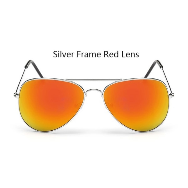 Solglasögon Barn Pilot | Guld Röd Spegel Guld