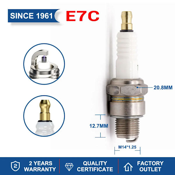 TORCH Tennplugger L7RTC DK7RTC B7RTC-9 B8RC E6TC E7C A7RTC KH5RTI-11 A7RTI B7RTI Erstatning for DENSO